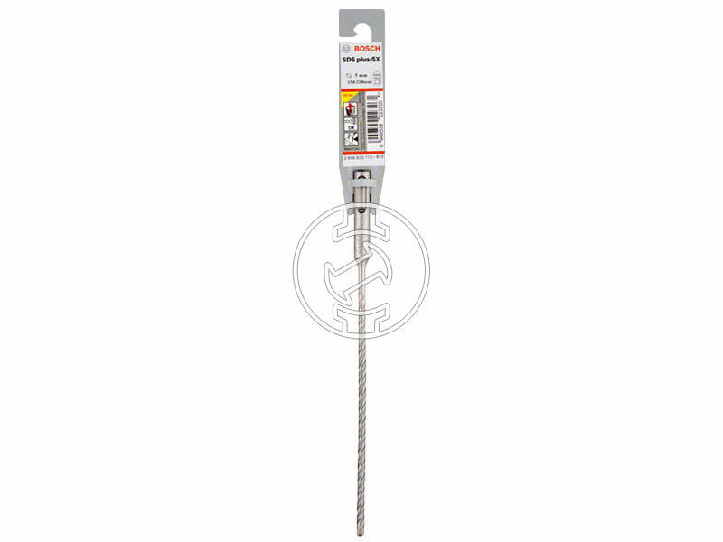 Bosch SDS Plus-5X ø 5 x 150 x 210 mm SDS-Plus négyélű fúrószár