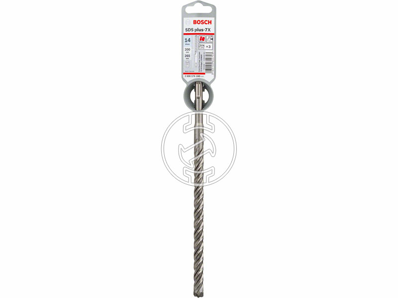 Bosch SDS Plus-7X ø 14 x 200 x 265 mm SDS-Plus négyélű fúrószár