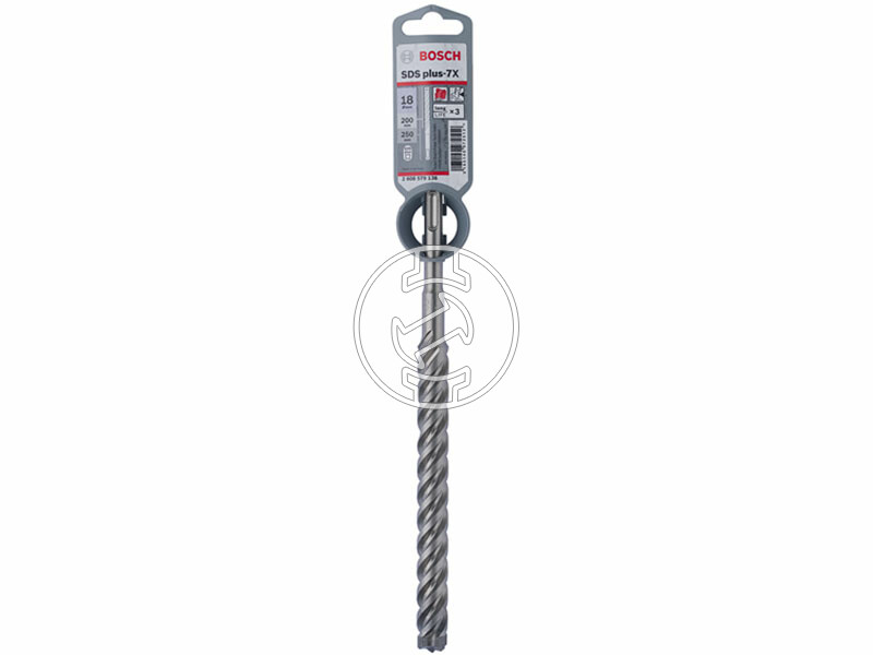 Bosch SDS Plus-7X ø 18 x 400 x 250 mm SDS-Plus négyélű fúrószár