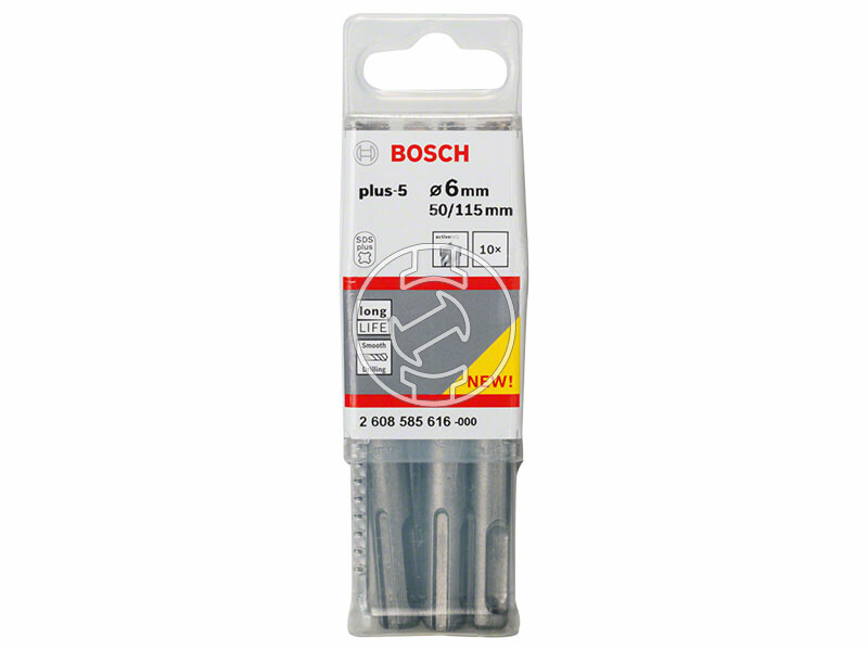 Bosch sDS-Plus kétélű fúrószár 6x50mm