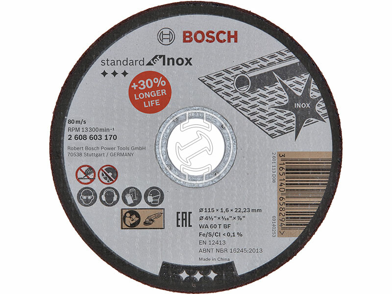 Bosch Standard for Inox AS 46 T INOX BF ø 115 x 1,6 mm, ø 22,23 mm vágókorong