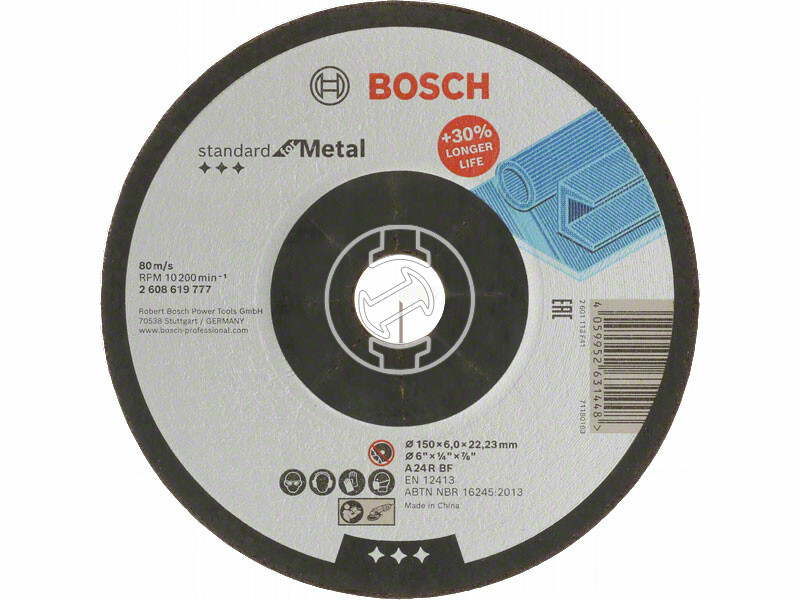 Bosch Standard for Metal 150x6mm csiszolótárcsa