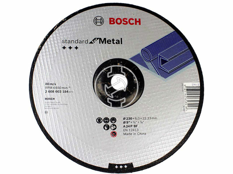 Bosch Standard for Metal A 30 T BF ø 230 x 6,0 mm, ø 22,23 mm csiszolótárcsa