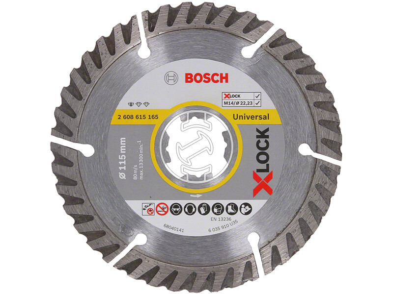 Bosch Standard for Universal X-LOCK 115x22,23x2x10mm gyémánt vágótárcsa