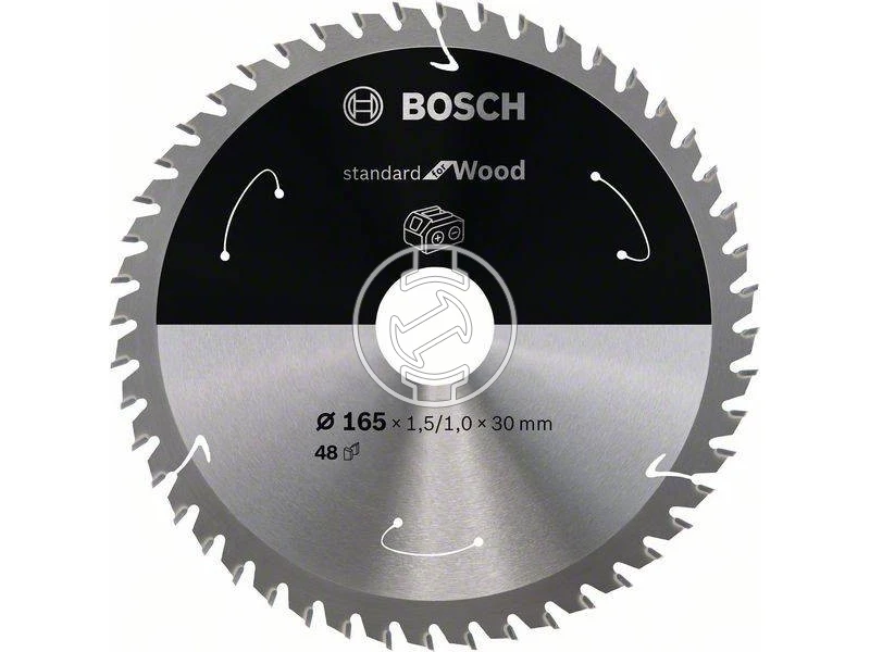Bosch Standard for Wood 165 x 1,5/1 x 30 mm körfűrészlap T48