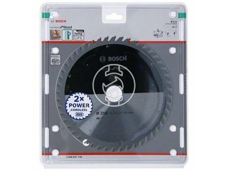 Bosch Standard for Wood 216 x 1,7/1,2 x 30 mm körfűrészlap T48