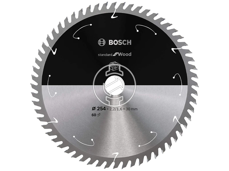 Bosch Standard for Wood 254 x 2,2/1,6 x 30 mm körfűrészlap T60