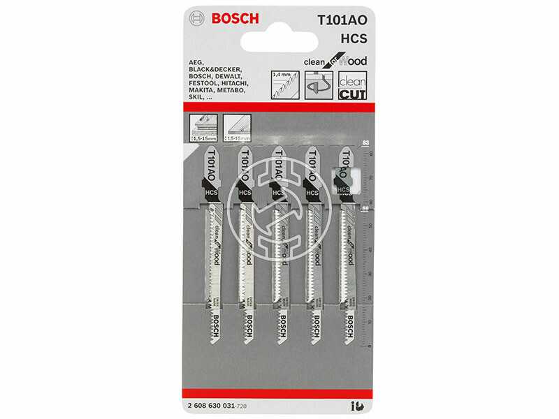 Bosch T 101 AO Clean for Wood 83 mm szúrófűrészlap 5 db