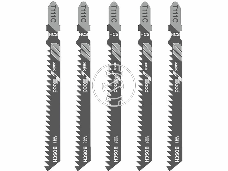 Bosch T 111 C Basic for Wood 100 mm szúrófűrészlap 5 db