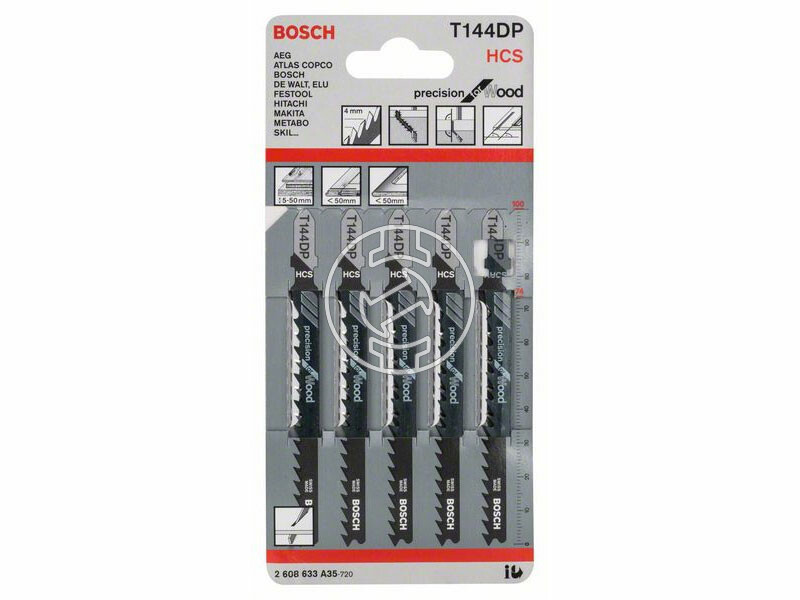 Bosch T 144 DP dekopír szúrófűrészlap 5 db