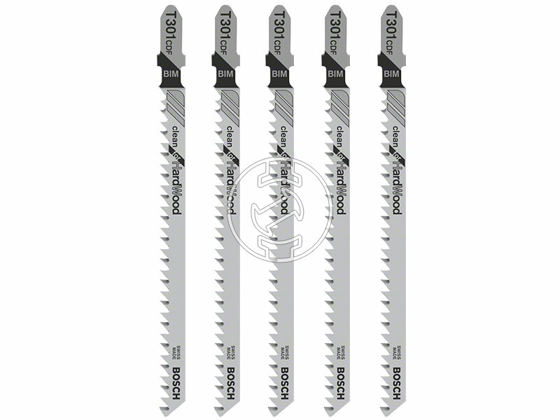 Bosch T 301 CDF Clean for Hard Wood 117 mm szúrófűrészlap 5 db