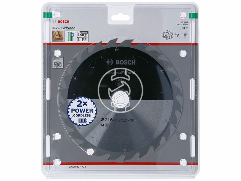 Bosch Standard for Wood 216 x 30 x 2,0 mm körfűrészlap