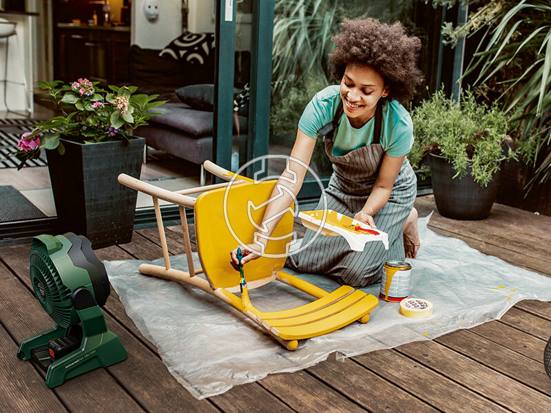 Bosch UniversalFan 18V-1000 akkus ventilátor (akku és töltő nélkül)