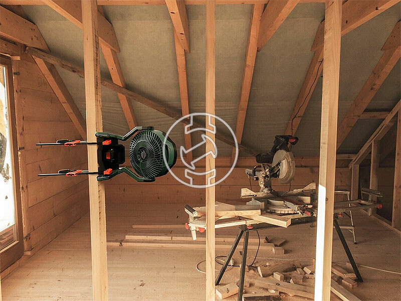 Bosch UniversalFan 18V akkus ventilátor 1 x PBA 18V 2.0Ah + AL 18V-20