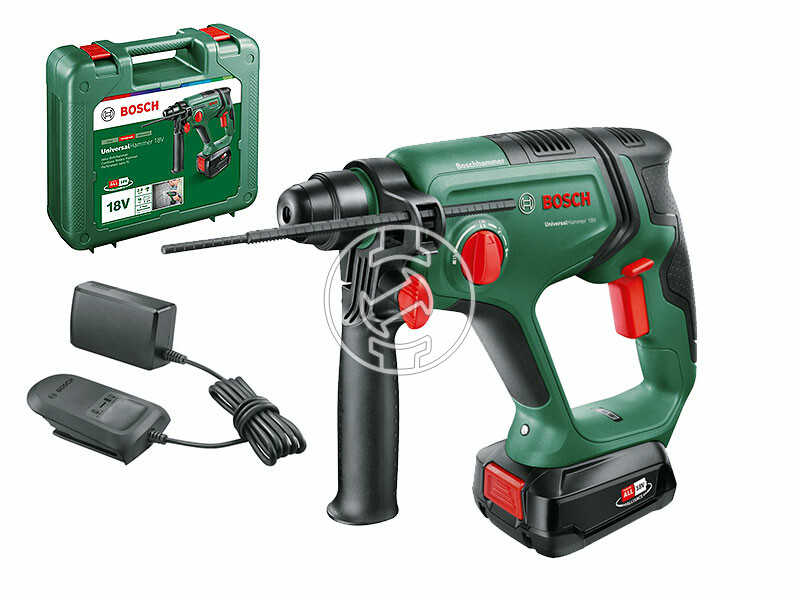Bosch UniversalHammer akkus fúró-vésőkalapács 1 x PBA 18V 4.0Ah + AL 1830 CV
