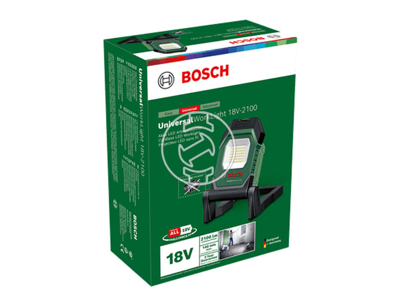 Bosch UniversalLight 18V-2100 akkus kézi LED lámpa