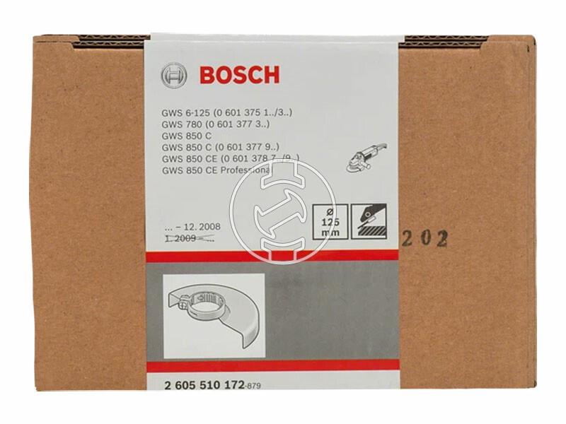 Bosch VÉDŐBURKOLAT 125 MM KÓDOLT