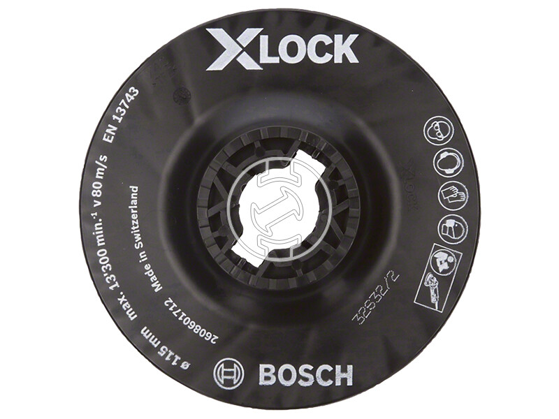 Bosch X-LOCK 115 mm Medium gumitányér fibertárcsához