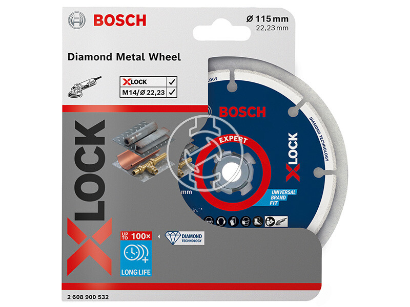 Bosch X-LOCK Ø 115 mm x 22,23 mm gyémánt vágótárcsa