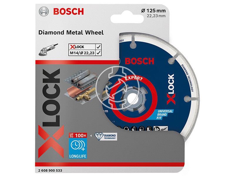 Bosch X-LOCK Ø 125 mm x 22,23 mm gyémánt vágótárcsa