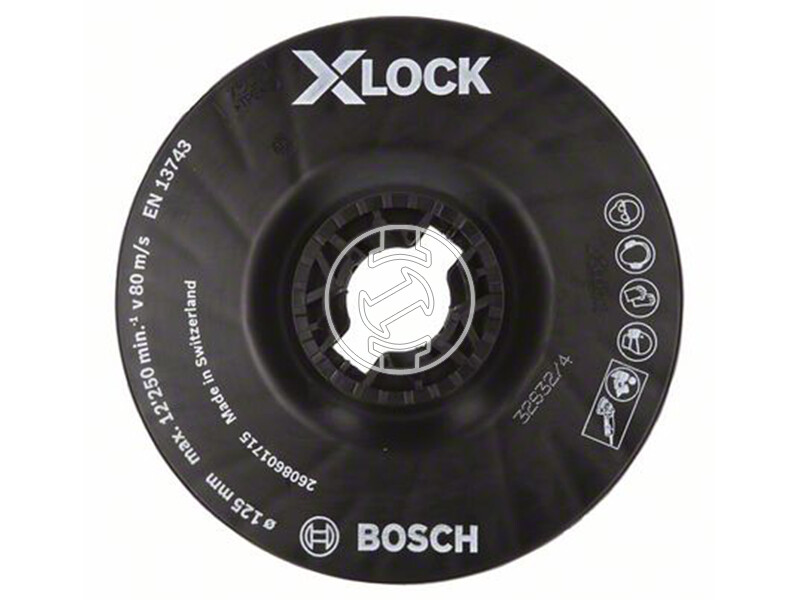 Bosch X-LOCK 125mm Medium gumitányér fibertárcsához