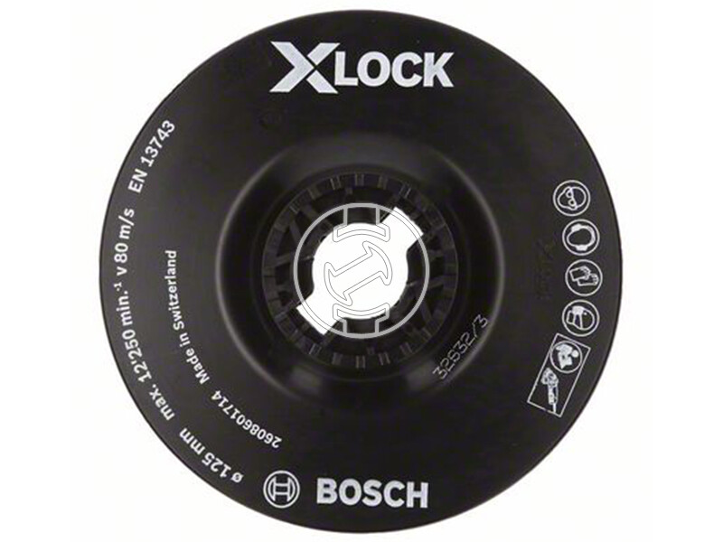 Bosch X-LOCK 125mm Soft gumitányér fibertárcsához