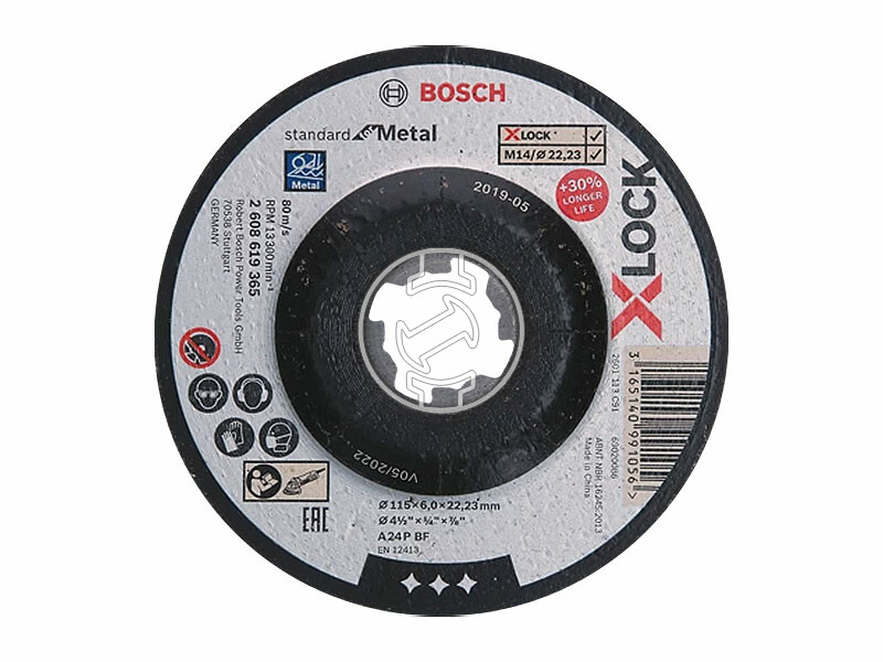 Bosch X-Lock Standard for Metal 115 x 22,23 x 6 mm vágókorong