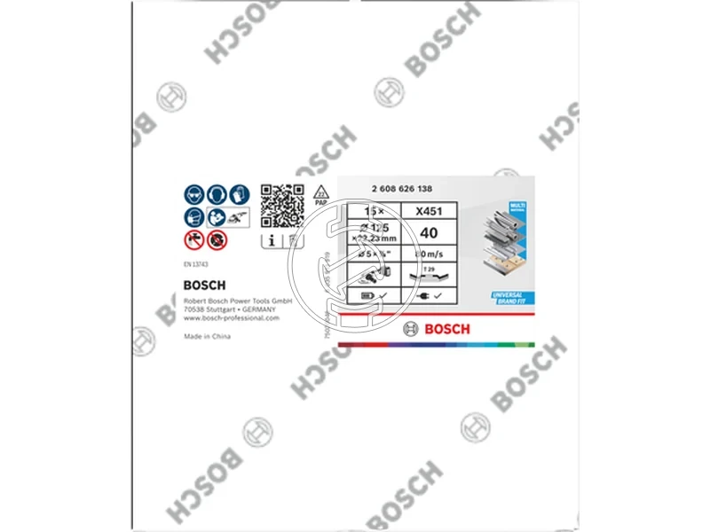 Kép: Bosch X451 lamellas csiszolokorong 125 x 2223 mm G40 15 db_2.webp