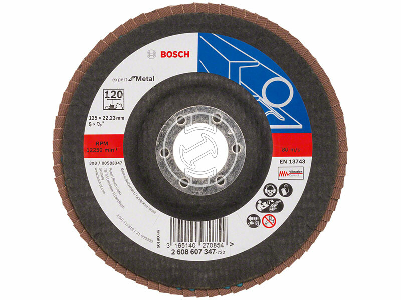 Bosch X551 ø 125 mm, ø 22,23 mm, P120 lamellás csiszolótárcsa