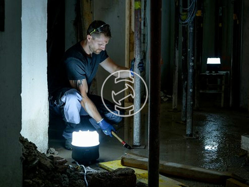 Brennenstuhl BF 5050 M hordozható hálózati LED reflektor 5400 lm