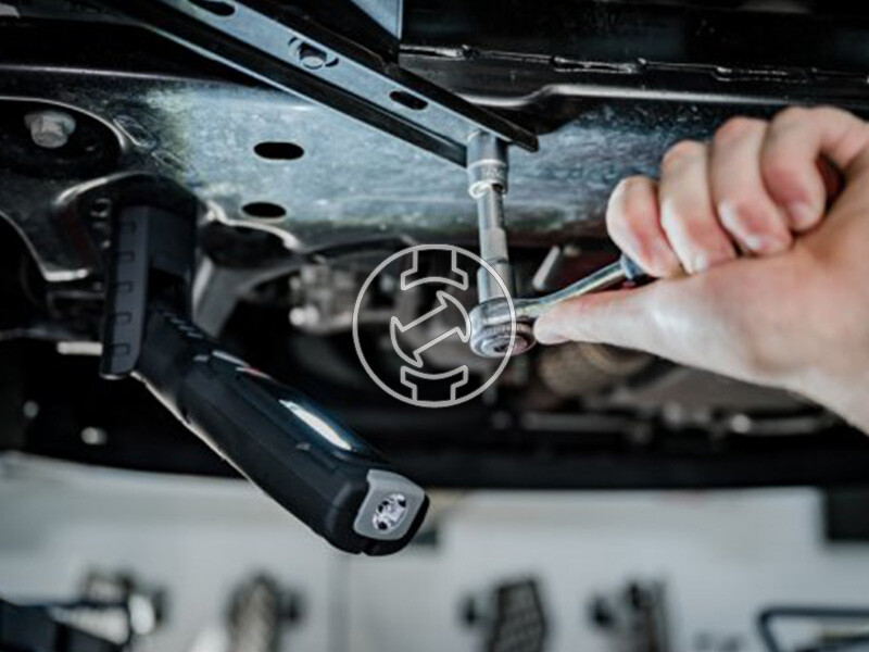 Brennenstuhl HL 500 A beépített akkumulátoros szerelőlámpa