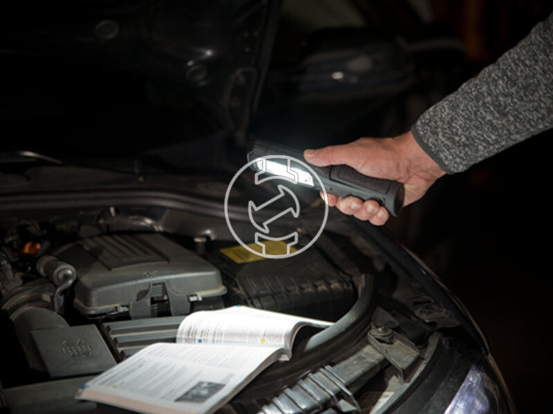 Brennenstuhl HL 700 A beépített akkumulátoros szerelőlámpa