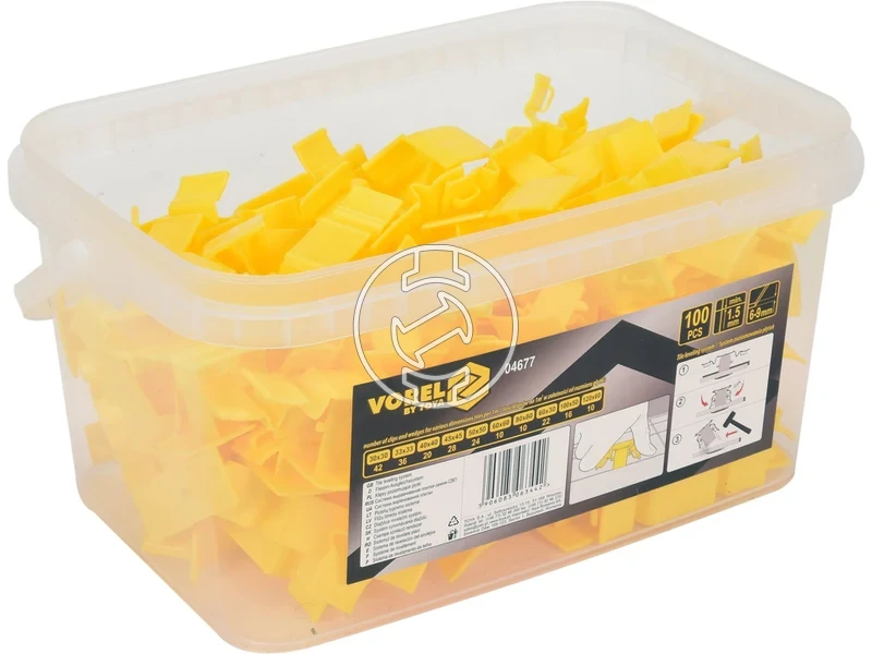 Kép: Burkolatszintezo rendszer keszlet 69 mm lapvastagsaghoz 100 db.webp