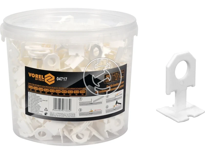 Kép: Burkolatszintezo talp 1 mm fugavastagsag 400 db.webp