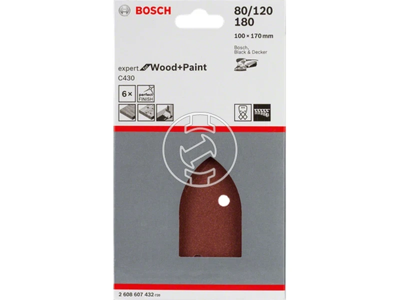 Kép: C430 Expert for Wood and Paint csiszolopapir multicsiszolokhoz keszlet.webp