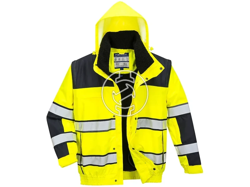 Kép: C466 - Hi-Vis Classic Bomber dzseki SargaFekete.webp