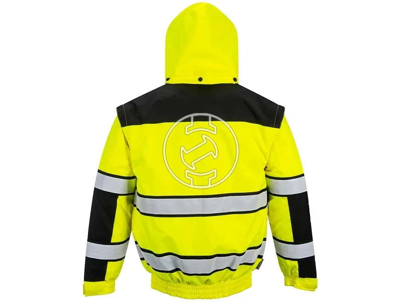 Kép: C466 - Hi-Vis Classic Bomber dzseki SargaFekete.webp