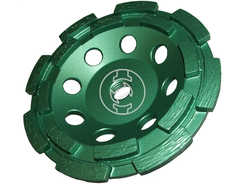 Kép: CCW-STD 125X222X55 dupla M14 gyemant csiszolotarcsa zold.webp