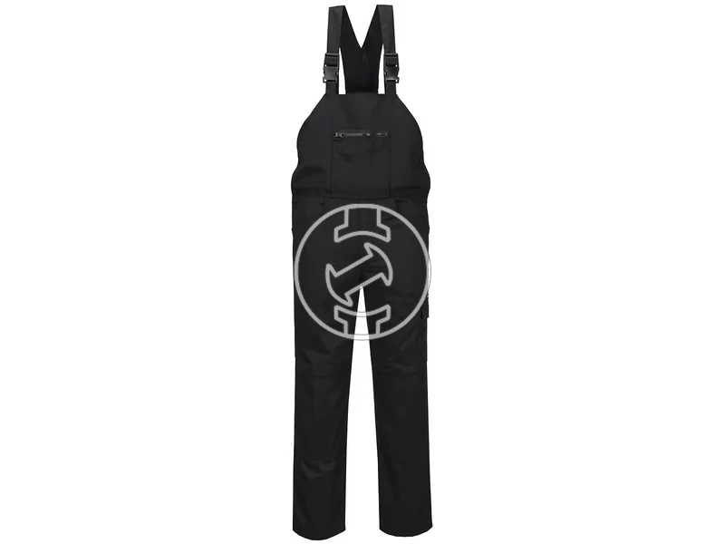 Kép: CD850 - WX2 Eco Stretch Bib and Brace Fekete XL.webp