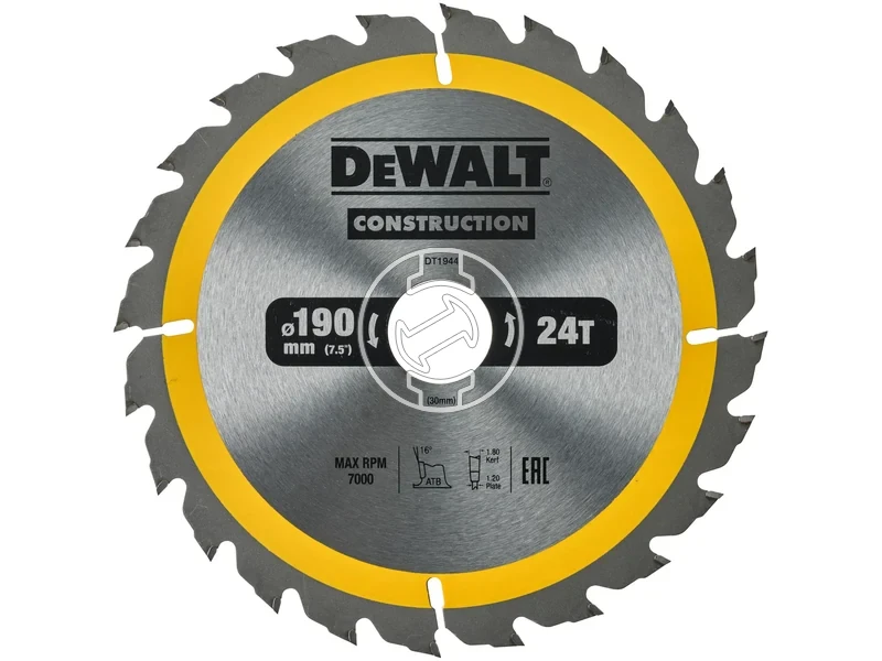 Kép: Circ Saw Blade 190x30mm 24T AC_0.webp
