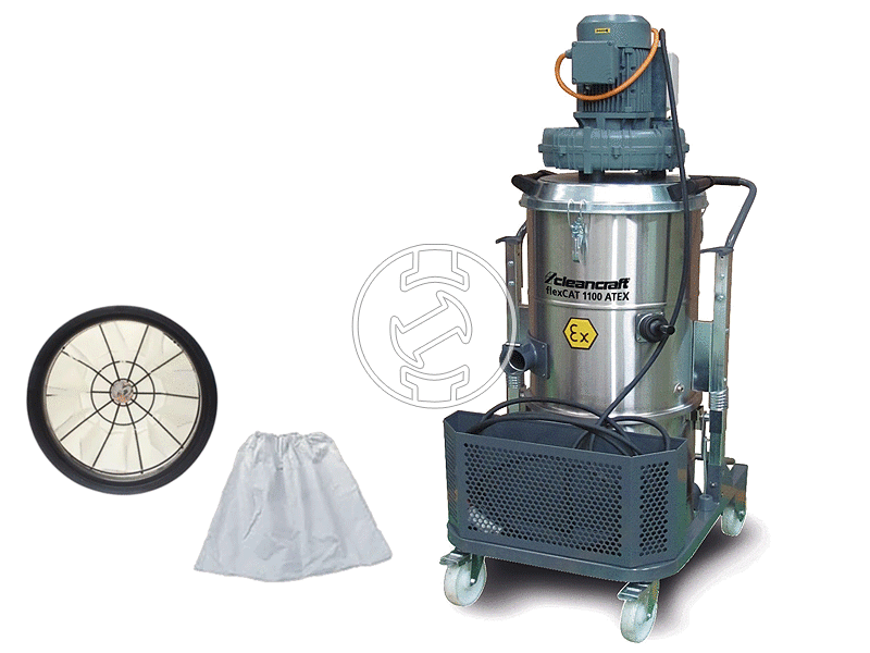 Cleancraft flaxCAT 1100 ATEX elektromos porszívó