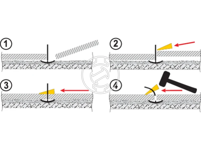 Kép: Csempe szintezo klipsz 15 mm fugatavolsag 5050 db Quick Tile Leveling rendszerhez.webp