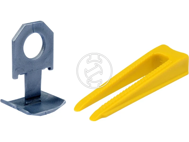 Kép: Csempe szintezo klipsz 15 mm fugatavolsag 5050 db Quick Tile Leveling rendszerhez.webp