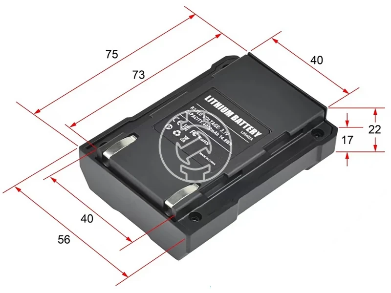 Kép: Csereakkumulator YT-30419-hez 4000 mAh.webp