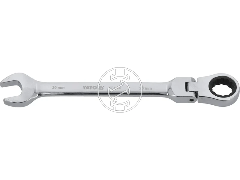 Kép: Csuklos racsnis csillag-villas kulcs 20 mm.webp