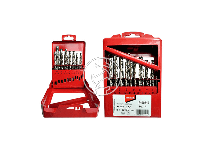 Makita 1-10 mm hSS-G fémfúró készlet 19 db