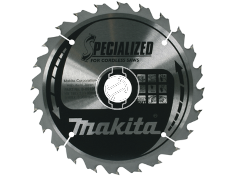 Makita Efficut 190x30 mm körfűrészlap