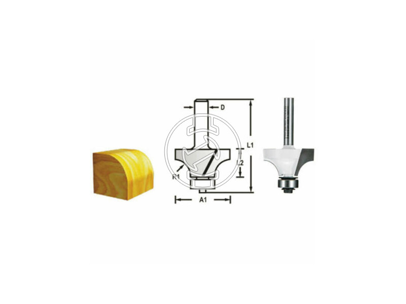 Makita 22,2x4,8x8 mm profilmaró kés