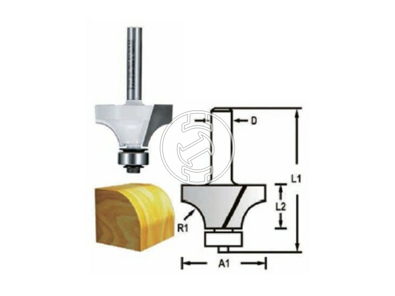 Makita 20,6x4x6 mm profilmaró kés