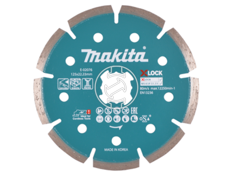 Makita X-Lock 125 mm gyémánt vágótárcsa